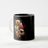 3D-dans (Herfst) Tweekleurige Koffiemok (Voorkant links)
