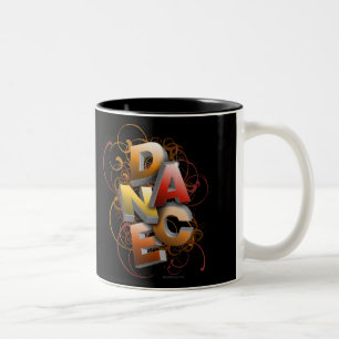 3D-dans (Herfst) Tweekleurige Koffiemok