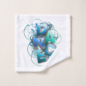 3D Dans (lente) Bad Handdoek (Wasdoekje)