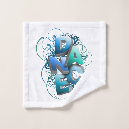 3D Dans (lente) Bad Handdoek (Wasdoekje)