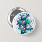3D Dans (lente) Ronde Button 5,7 Cm (Voorkant /achterkant)