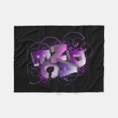 3D Dans (zomer) Fleece Deken (Voorkant (Horizontaal))