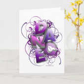 3D Dans (zomer) Kaart (Gele Bloem)