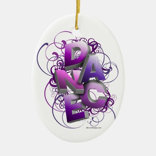 3D Dans (zomer) Keramisch Ornament (Voorkant)