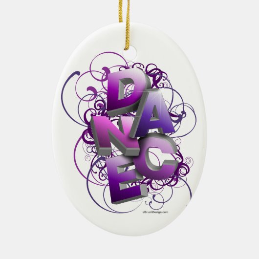 3D Dans (zomer) Keramisch Ornament (Achterkant)