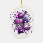 3D Dans (zomer) Keramisch Ornament (Voorkant)
