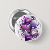 3D Dans (zomer) Ronde Button 5,7 Cm (Voorkant /achterkant)