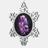 3D Dans (zomer) Tin Sneeuwvlok Ornament (Rechts)