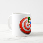 3D Darts BullsEYE Coffee Mok (Voorkant links)
