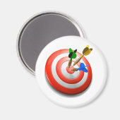 3D Darts BullsEYE magneet (Voorkant / Achterkant)