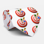 3D Darts BullsEYE Necktie Stropdas (Opgerold)