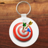 3D Darts BullsEYE Sleutelhanger (Voorkant)