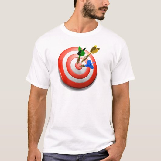 3D Darts BullsEYE TShirt (Voorkant)
