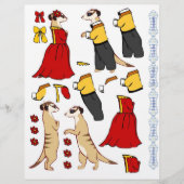 3D-decoupage - Meerkat-liefhebbers (Voorkant)