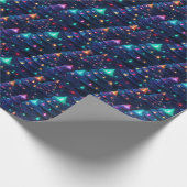 3D Delight Kerstboom & Lichten Cadeaupapier (Hoek)