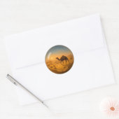 3D Desert Camel Glass Sphere Sticker (Envelop)
