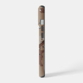 3D Desert Camo iPhone 15 Case (Linkerkant)