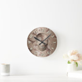 3D Desert Camo Skull Ronde Klok (Huis)