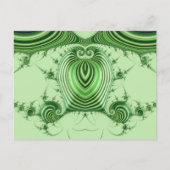 ~ 3D Design Pattern ~ Kerstmis Greens ~ Briefkaart (Voorkant)