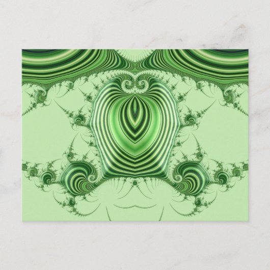 ~ 3D Design Pattern ~ Kerstmis Greens ~ Briefkaart (Voorkant)