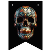 3D Dia de los Muertos schedel Vlaggetjes (Eerste vlag)