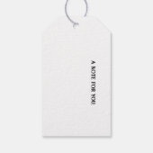 3D Dia van de Doden schedel Cadeaulabel (Achterkant)