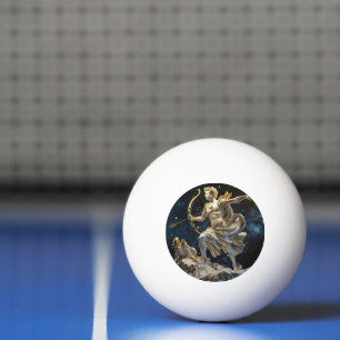 3D-diagram van de twaalf sterrenbeelden - Boogschu Pingpongbal