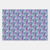 3D-dieren die papier met onmiddellijke verpakking  Inpakpapier Vel (Voorkant 3)