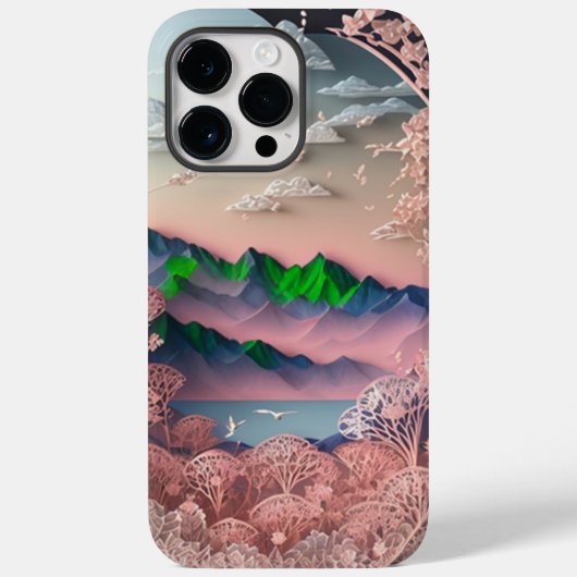 3D digitale afdruk Case-Mate iPhone Case (Achterkant)