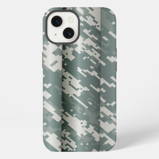 3D Digitale Camo iPhone Hoesje (Achterkant)