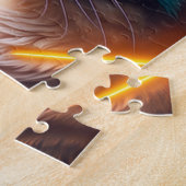 3D Digitale Kleurrijke Kat Legpuzzel (Zijkant)