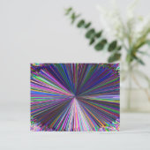 3D Dimensional Art Abstract Briefkaart (Staand voorkant)