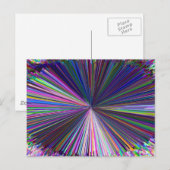 3D Dimensional Art Abstract Briefkaart (Voorkant / Achterkant)