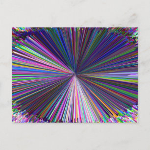 3D Dimensional Art Abstract Briefkaart