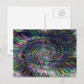 3D Dimensionale Samenvatting van de Kunst Briefkaart (Voorkant / Achterkant)