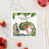 3D Dinosaur Birthday Servet (Insitu)