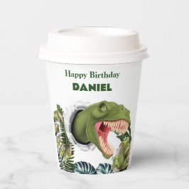 3D Dinosaur Verjaardag Papieren Bekers