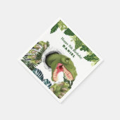 3D Dinosaur Verjaardag Servet (Hoek)