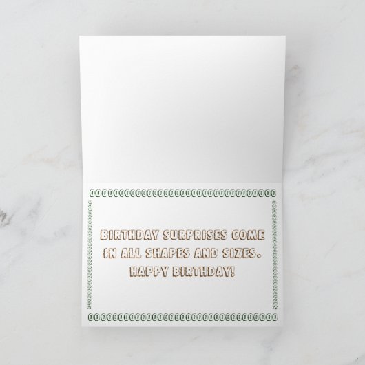 3D Dinosaurus Verjaardag Kaart (Binnen)