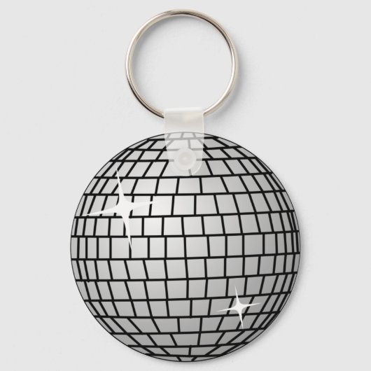 3D-disco-bal-sleutelhanger Sleutelhanger (Voorkant)