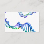 3D DNA dubbele helix wetenschapsleraar Visitekaartje (Achterkant)