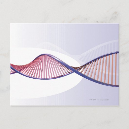 3D DNA Sweep Briefkaart (Voorkant)