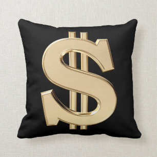 3D-dollarteken Kussen