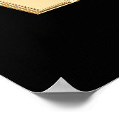 3D-dollarteken Poster (Hoek)