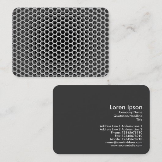 3d door Honeycomb gerd Visitekaartje (Voorkant / Achterkant)