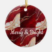 3D Double-Sided Ceramic Christmas Ornament (Voorkant)