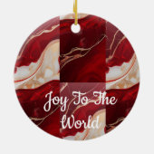 3D Double-Sided Ceramic Christmas Ornament (Achterkant)