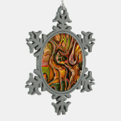 3d draai 02 tin sneeuwvlok ornament (Links)