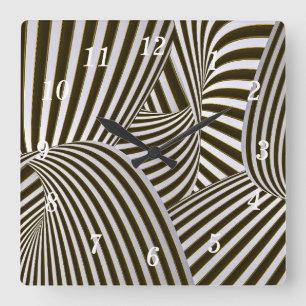 3D-draaiende wandklok