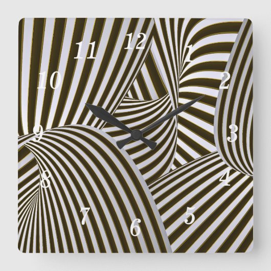 3D-draaiende wandklok (Voorkant)